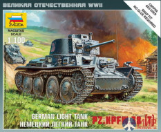 6130 Звезда 1/100 Немецкий легкий танк PZ-38 (T)