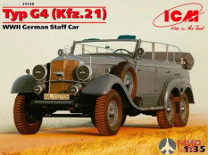 35538 ICM 1/35 WWII Немецкий штабной автомобиль Typ G-4 (Kfz.21)