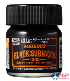 HSF-03 Mr.Hobby Gunze Sangyo Грунтовка Mr. Aqueous Black Surfacer 1000 40мл.