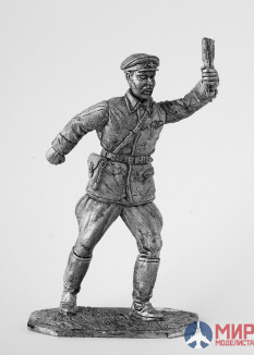 048  Ратник 54 мм  Красный командир 1917-1922 годы  олово