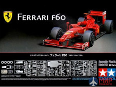 20059 Tamiya 1/20 Автомобиль Formula 1 Ferrari F 60 с набором фототравления (Grand Prix Collection)