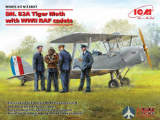 32037 ICM 1/32 DH. 82А Tiger Moth с кадетами RAF
