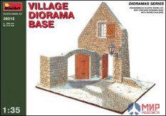 36015 MiniArt 1/35 Диорама с деревенским разрушенным домом