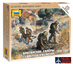 6219 Звезда 1/72 Британские саперы